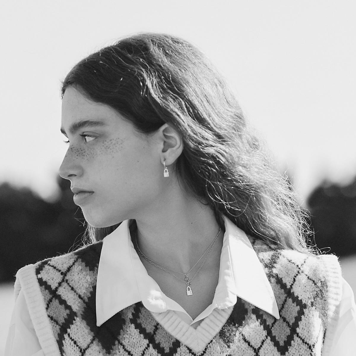 Collar Candado Plata - Imagen 4