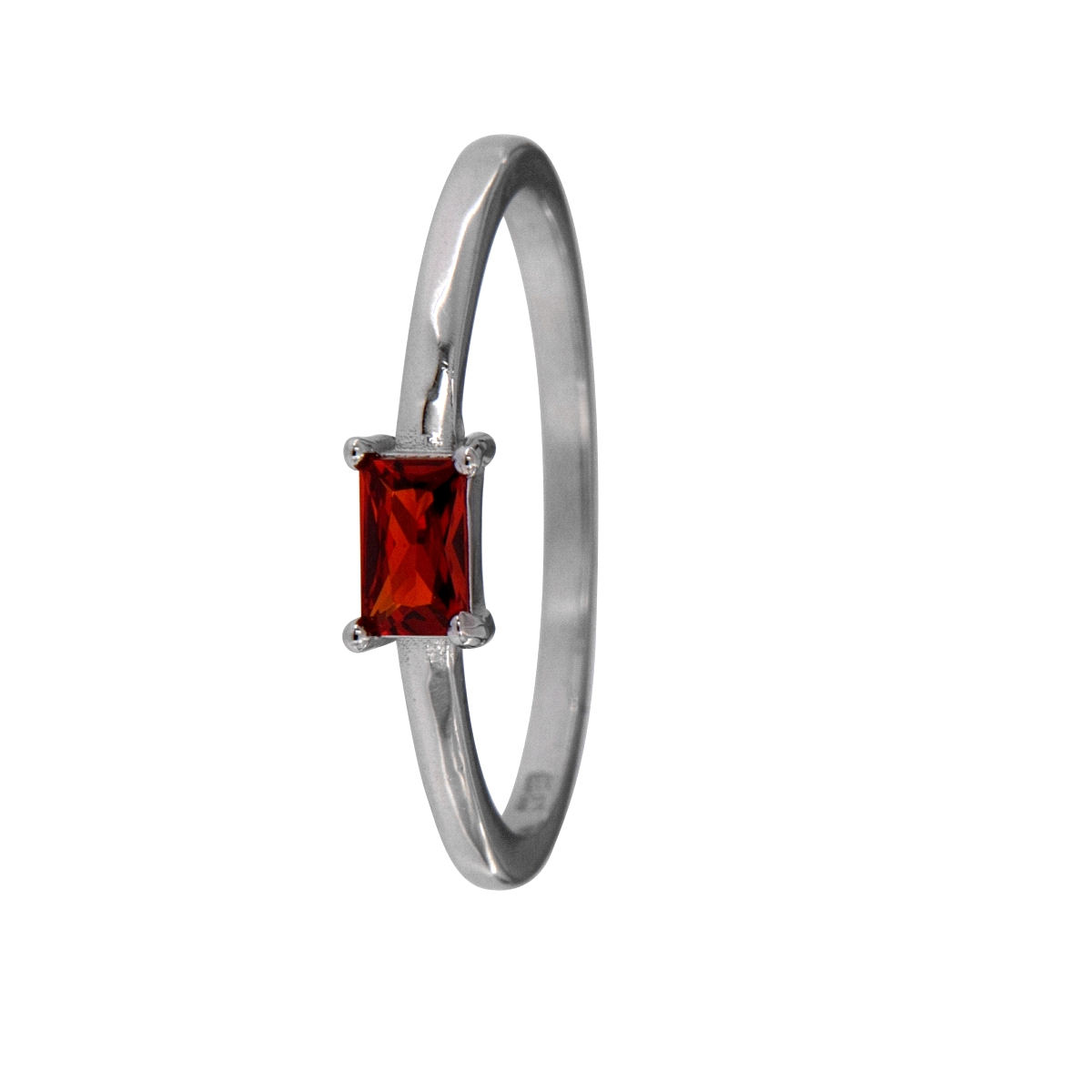 Anillo Plata con Baguette Color - Imagen 11