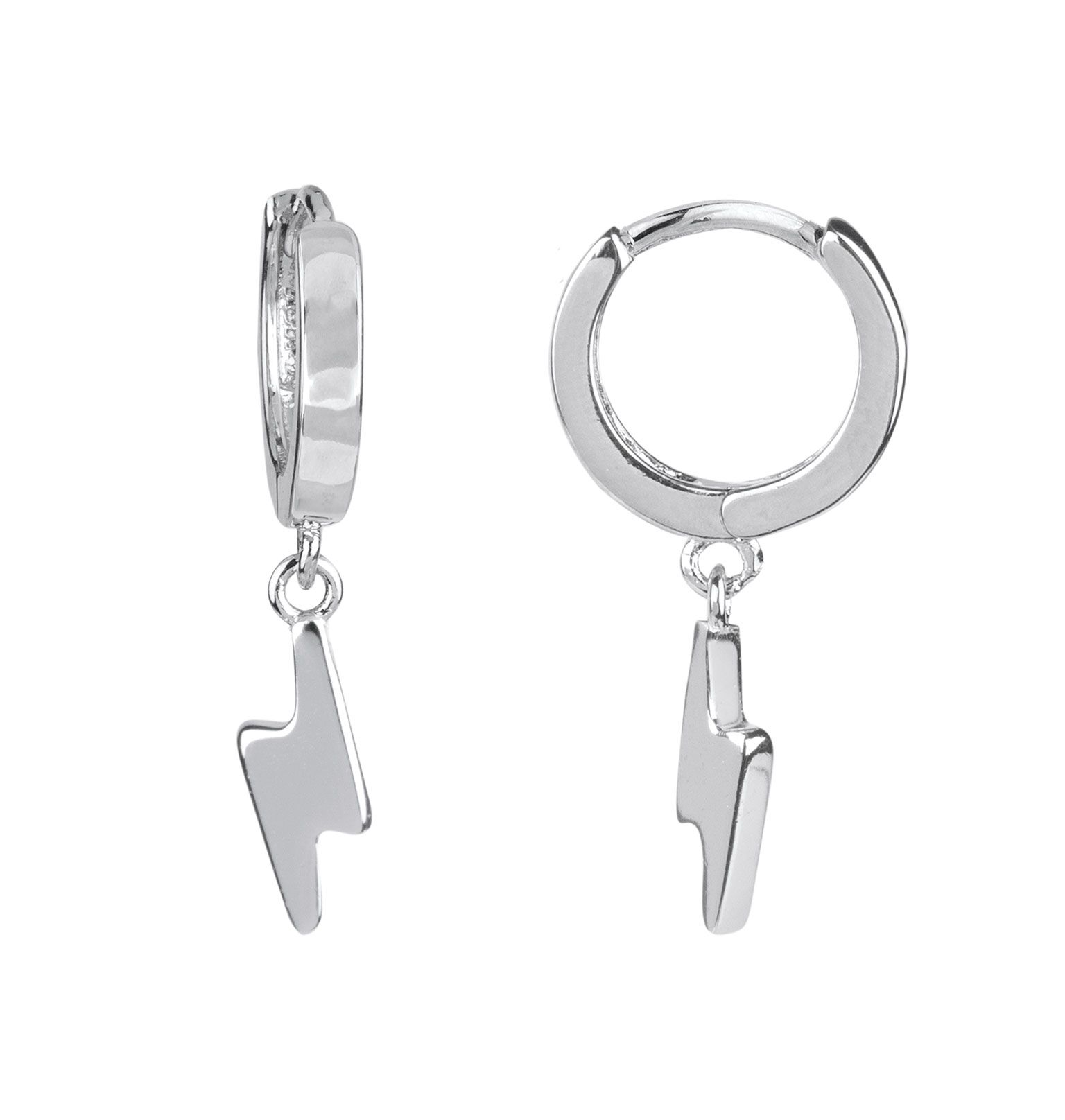 pendientes aro con rayo