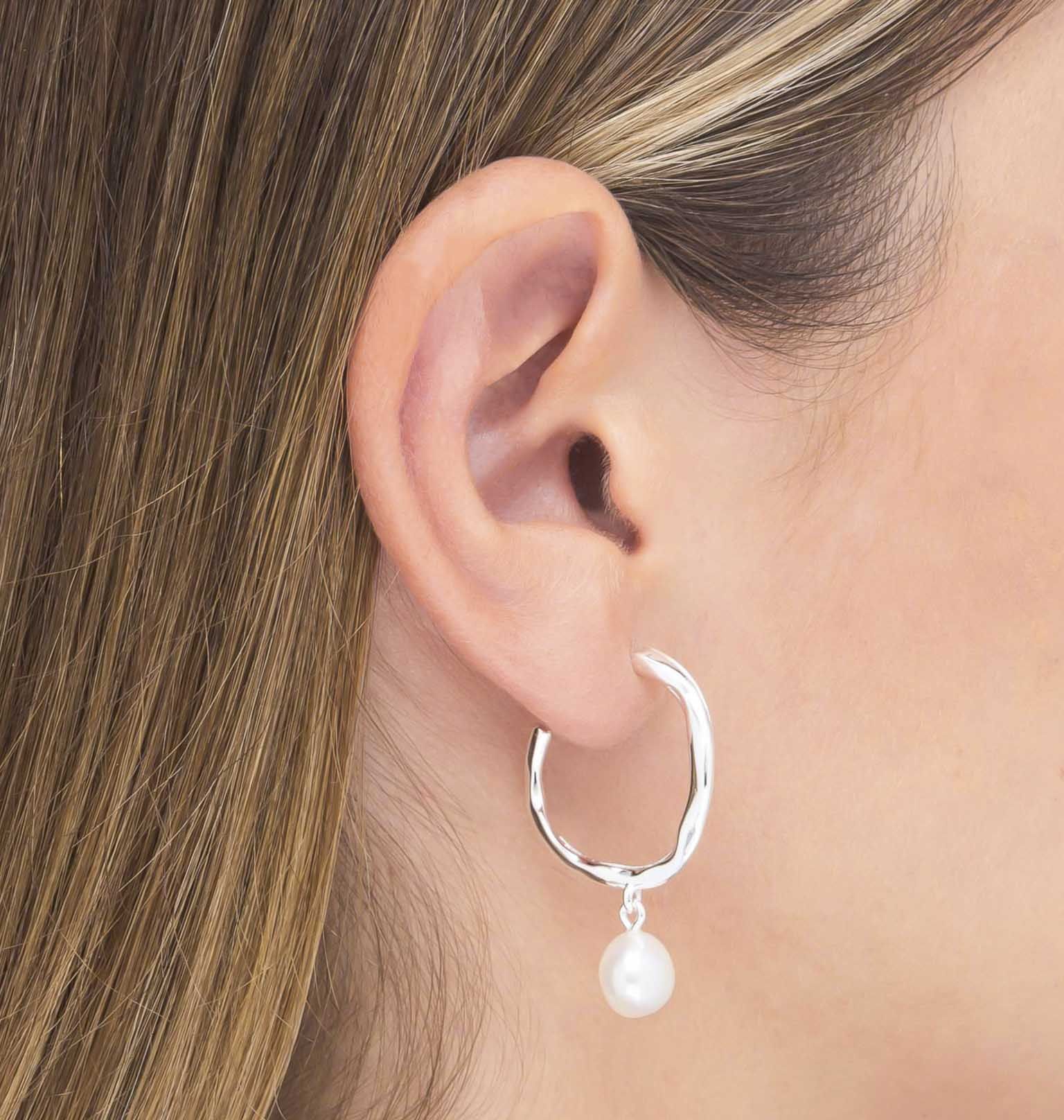 Aros Con Perlas - Imagen 2