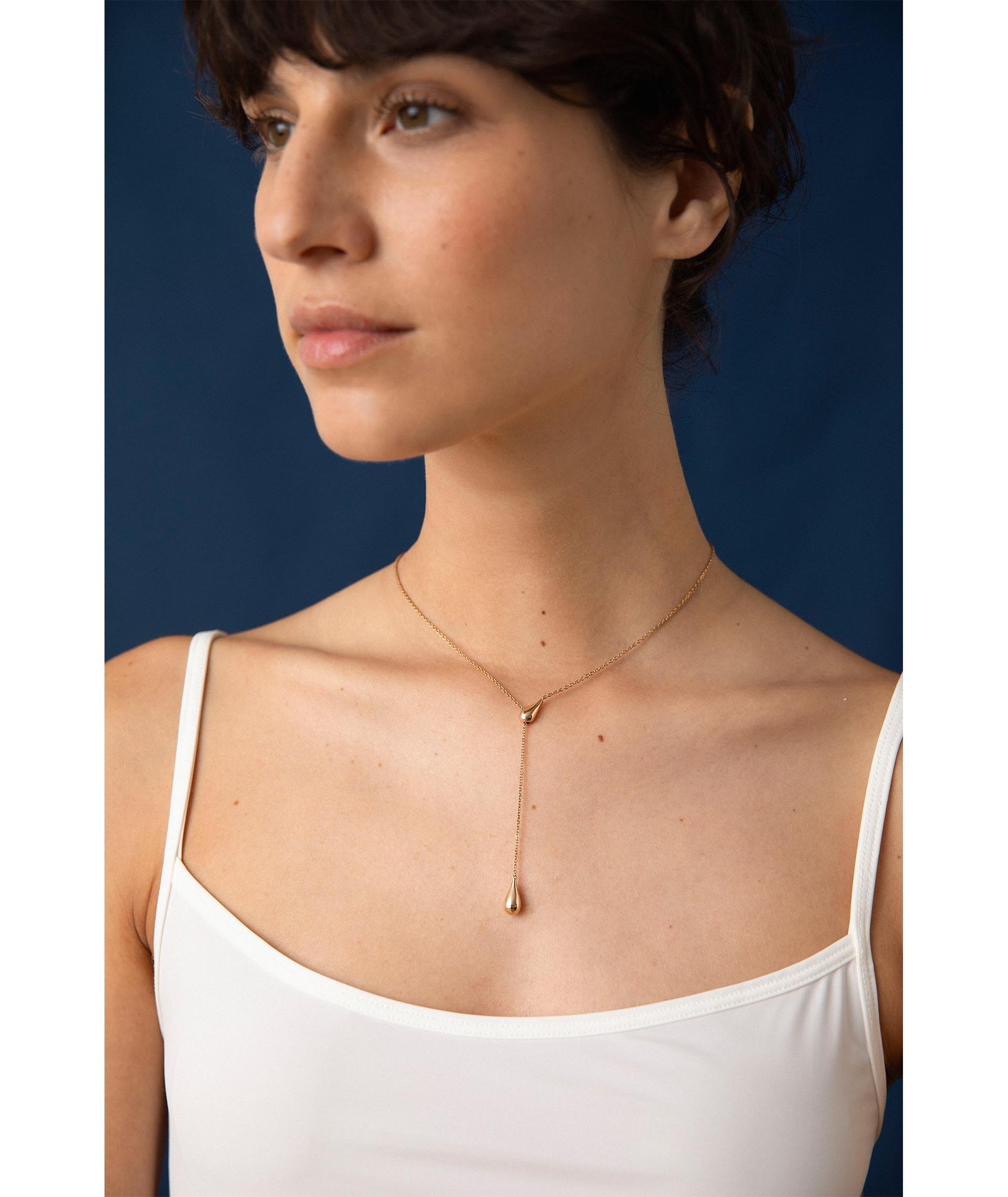 Collar Doble Gota Chapada - Imagen 2