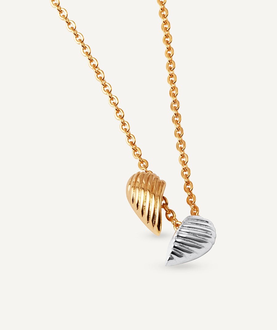 Colgante Corazón Bicolor - Imagen 2