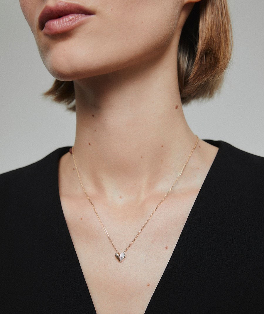 Colgante Corazón Bicolor - Imagen 3