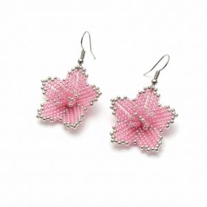 pendientes flor