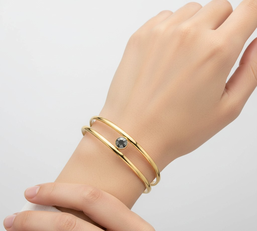 Pulsera con Cristal Hematite