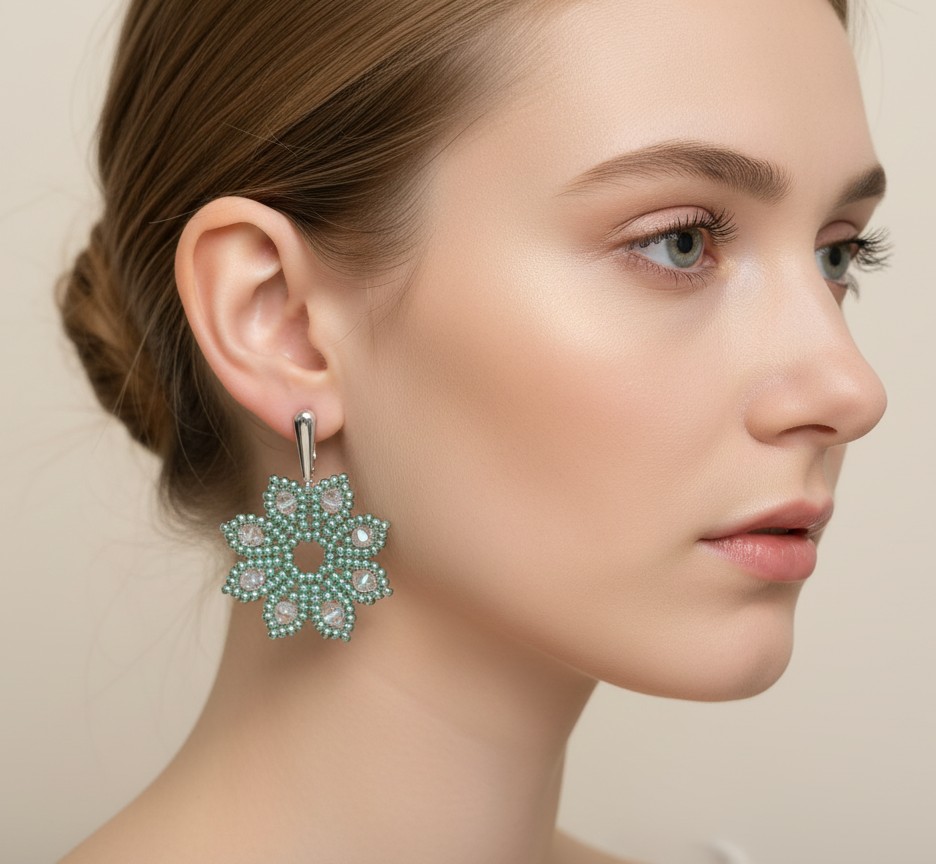 Pendientes Flow Green - Imagen 2