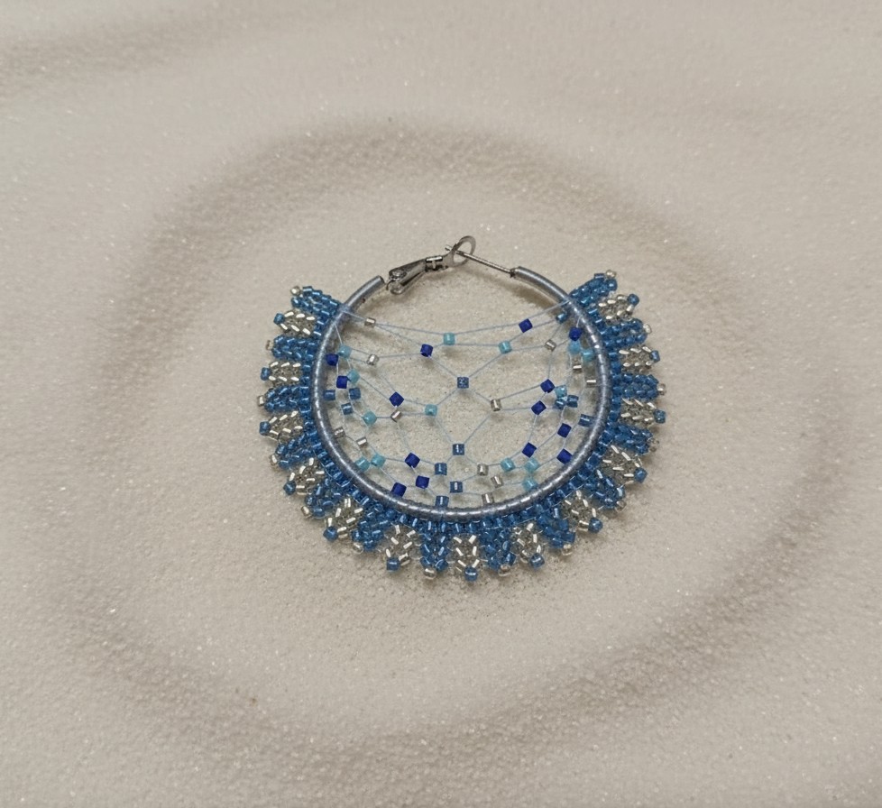 Pendientes Atrapasueños Azul - Imagen 2