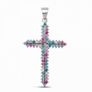 Cruz Plata Multicolor