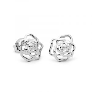 Pendientes Rose Plata