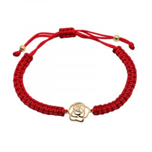 Pulsera Rose Chapada en Rojo