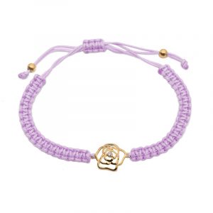Pulsera Rose Chapada en Lila