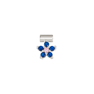Colgante Seimia Flor Azul Nomination